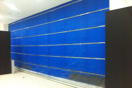 無機布防火卷簾材料